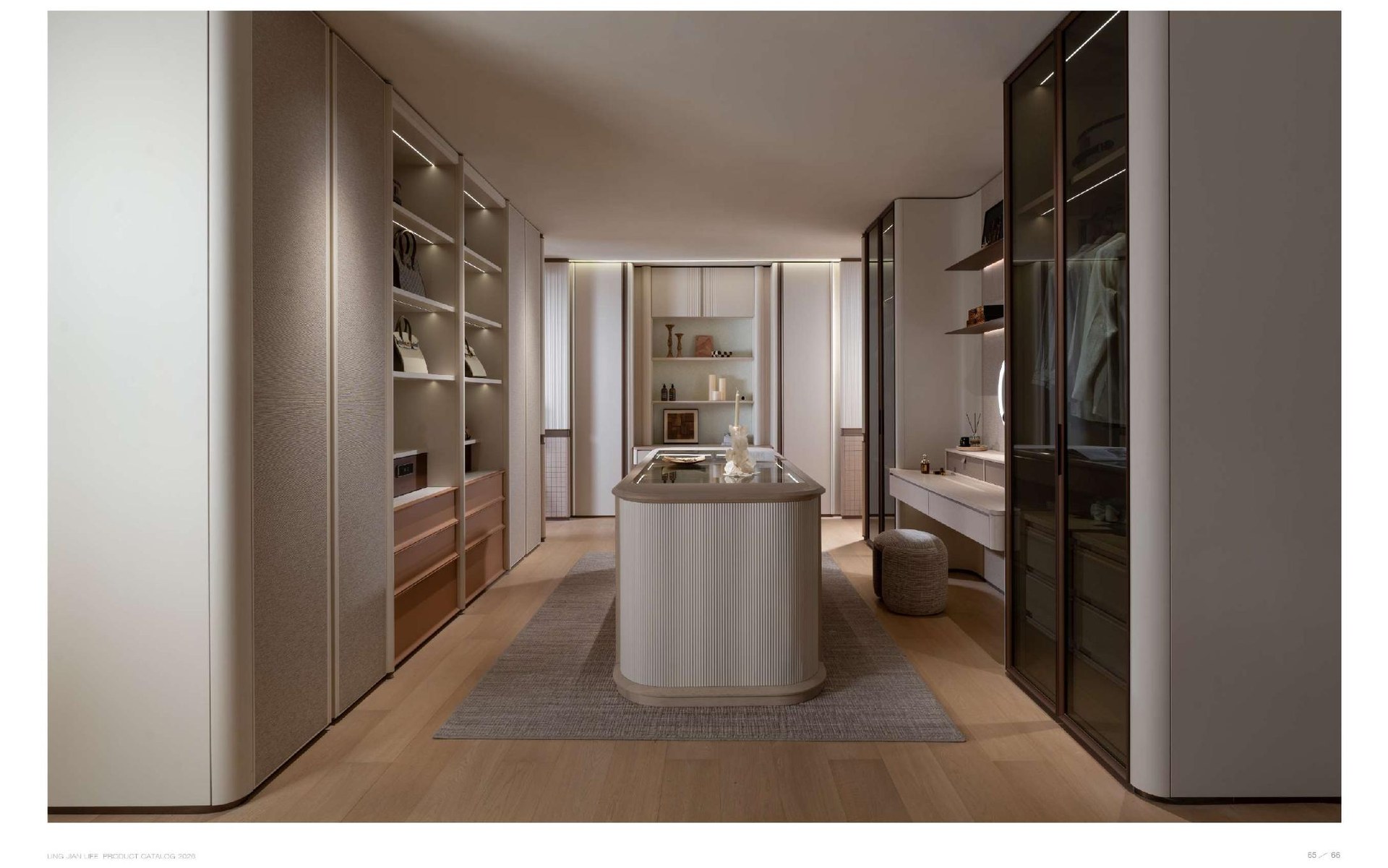 Dressing room by an Alvier Casa project