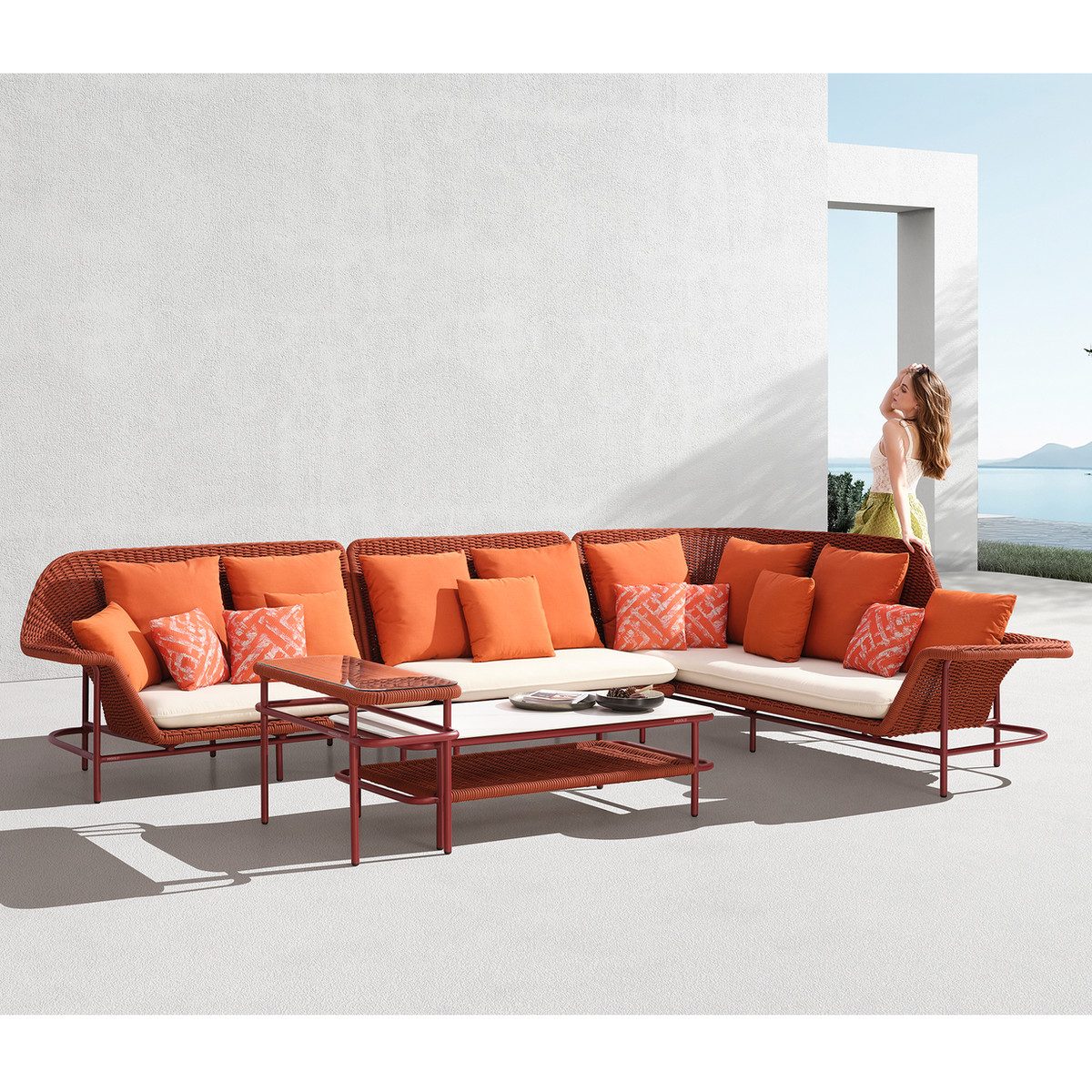 Lisboa Outdoor Sectional Sofa For 5 Person