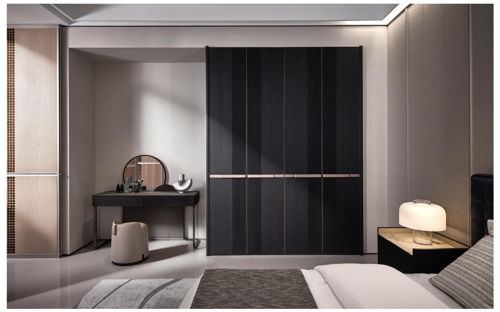 Wardrobe and dressing room